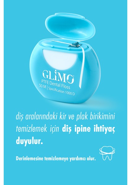 Ptfe Diş Ipi, Kaygan Yapı Ile Kolay Kullanım,plak & Tartar Karşıtı, Diş Eti Dostu,hassas Dişler Için indirimleri