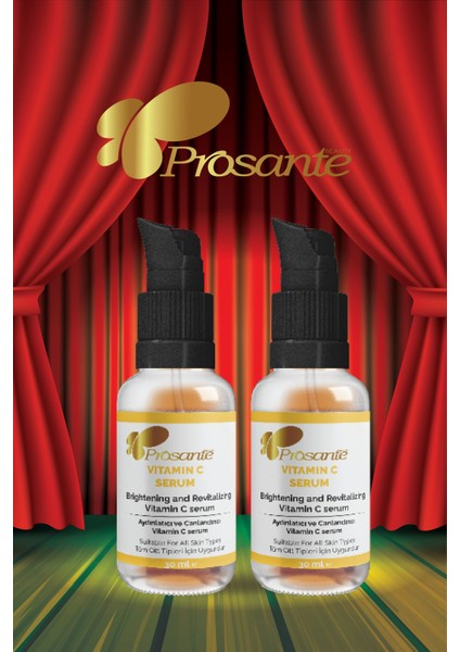 Canlandırıcı ve Aydınlatmaya Destek Sağlayan Vitamin C Serum 30 ml x 2 Adet fırsatları