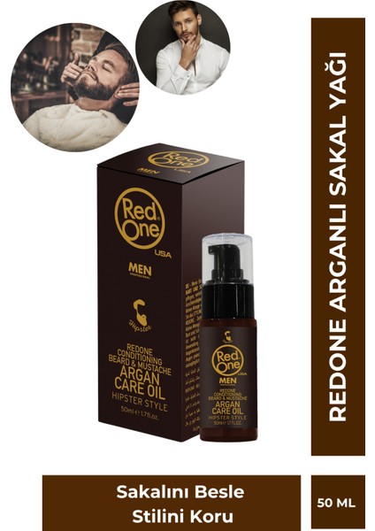 Argan Sakal § Bıyık Bakım Yağ 50 ml