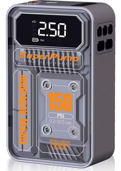 Ezere 150PSI Tasinabilir Araba Yüksek Güçlü Elektrikli Kablosuz Lastik Hava Pomp - CPT109346-80