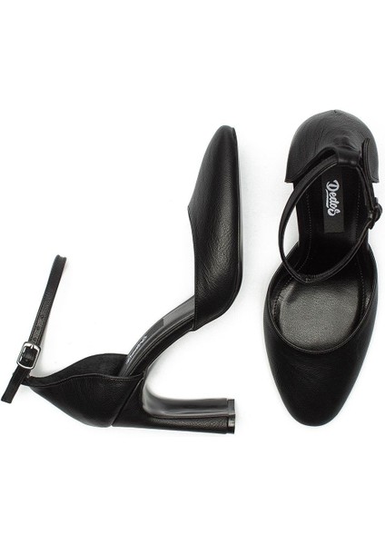 Yüksek Topuklu Tokalı Klasik Abiye Ayakkabı 4010 fırsatları