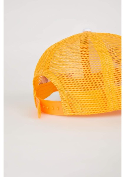 Kız Çocuk Nakışlı Gabardin Beyzbol Basketbol Şapkası B7583A824SM