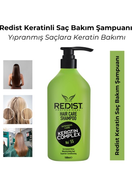 Keratin Bakım Şampuanı 1000 ml | Yıpranmış Saçlara Keratin Bakımı