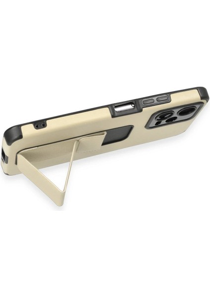 Xiaomi Poco X5 5g Kılıf Mega Standlı Silikon - Gold - CPT104858-2761 indirimleri