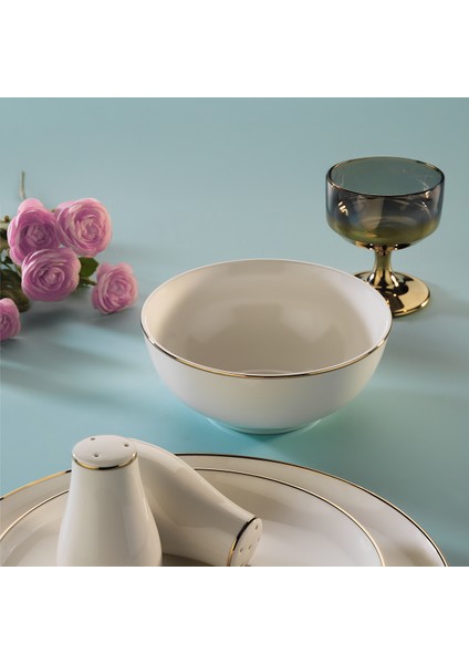 Bone Umbrella Gold 60 Parça 12 Kişilik Yemek Takımı