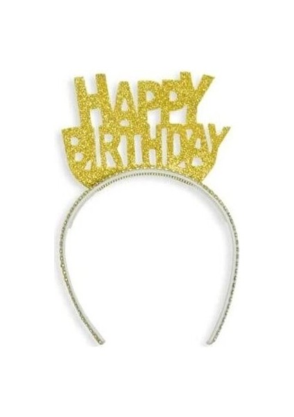 Eva Happy Birthday Taç Altın