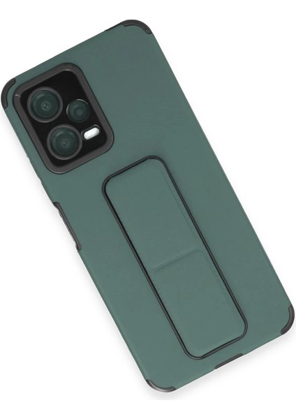 Xiaomi Poco X5 5g Kılıf Mega Standlı Silikon - Yeşil - CPT101179-4937 modelleri