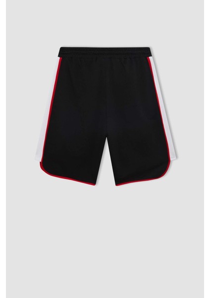 Fit NBA Chicago Bulls Standart Fit Cepli Bermuda Şort A3822AX24SM