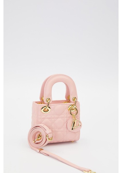 Pembe Mini Kapitone El Çantası fiyatları
