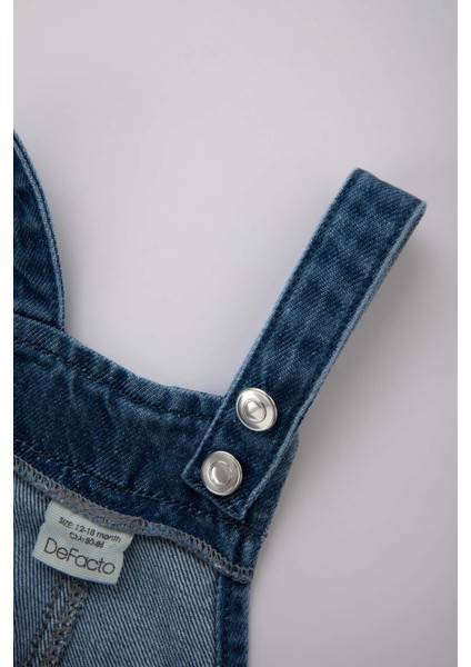 Kız Bebek Jean Salopet Tulum B8227A524SP