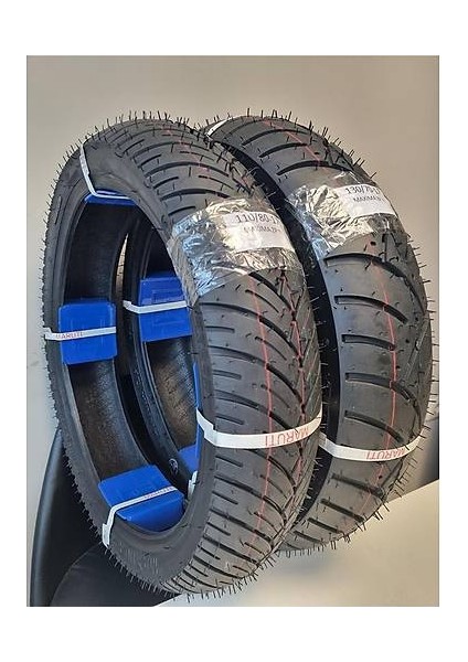 Bajaj Pulsar, Honda Cbr, Aprilia Rs4, 110/80-17 Tl ve 130/70-17 Tl Dubleks Motosiklet Lastik Seti