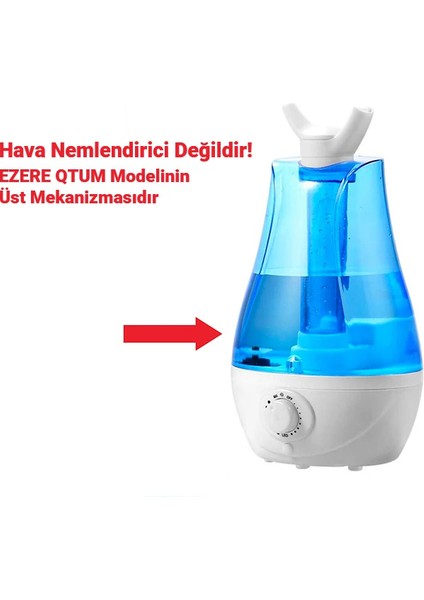 Ezere Qtum9 Çift Sprey Ultrasonik Hava Nemlendirici 3.5l Üst Su HAZNESI-(1903) - CPT103462-8969 fiyatları