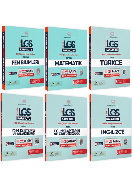 8. Sınıf LGS’nin Kara Kutusu Dijital Çözümlü Çıkmış Sor Bankası Altın Paket Set - İnformal Yayınları LGS- BURSLULUK İnfoKoç Takip Sistemi
