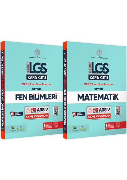 8. Sınıf LGS Kara Kutusu Sayısal Paket Dijital Çözümlü Soru Bankası