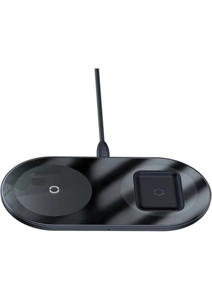 Baseus Simple 2in1 Kablosuz Wireless Şarj 18W IPHONES+IPODS-(1903) - CPT103264-7147