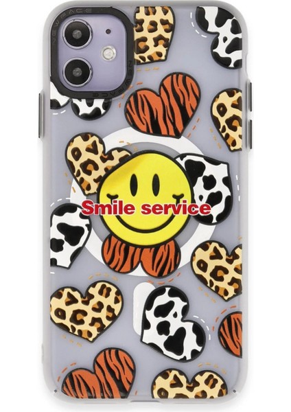 iPhone 12 Kılıf Apollo Magneticsafe Desenli Kapak - Apollo Şeffaf - 2 - CPT108589-6956