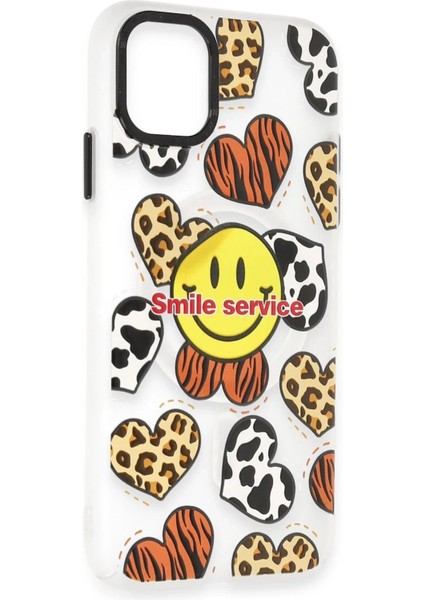 iPhone 12 Kılıf Apollo Magneticsafe Desenli Kapak - Apollo Şeffaf - 2 - CPT108589-6956