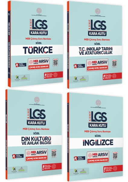 8. Sınıf LGSnin Kara Kutusu Sözel Paket Tamamı Çözümlü Soru Bankası