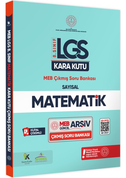 8. Sınıf LGS Matematiğin Kara Kutusu Tamamı Çözümlü Çıkmış Sor Bankası