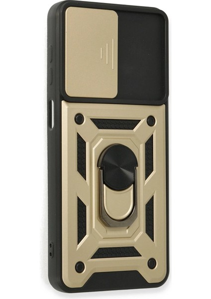 Samsung Galaxy A22 Kılıf Pars Lens Yüzüklü Silikon - Gold - CPT107838-1199 fiyatları