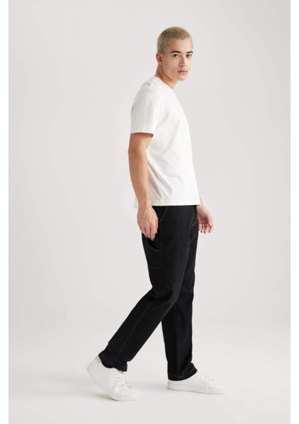 Pantolon Wide Leg Fit Geniş Kalıp Normal Bel Geniş Bol Paça B8914AX24SP