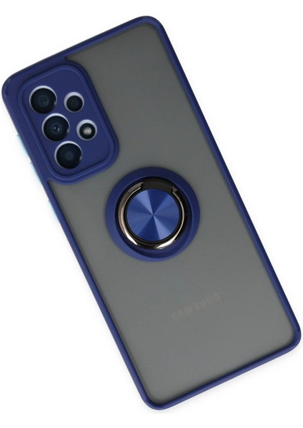 Samsung Galaxy A33 5g Kılıf Montreal Yüzüklü Silikon Kapak - Lacivert - CPT105161-3660 fiyatları