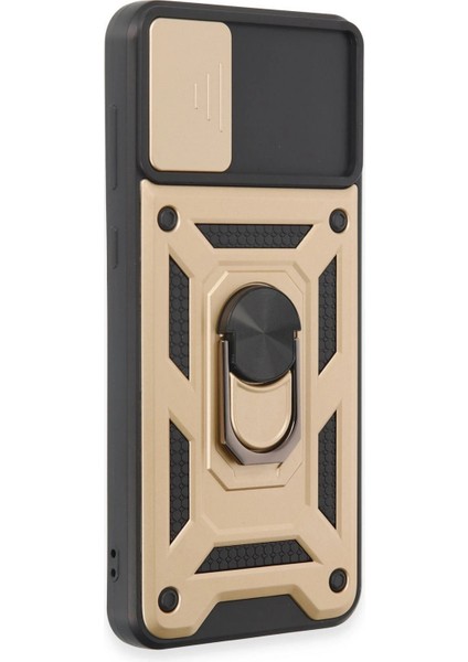 Samsung Galaxy A04E Kılıf Pars Lens Yüzüklü Silikon - Gold - CPT107183-2007 fiyatları