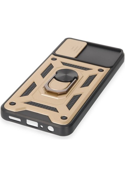 Samsung Galaxy A04E Kılıf Pars Lens Yüzüklü Silikon - Gold - CPT107183-2007 indirimleri