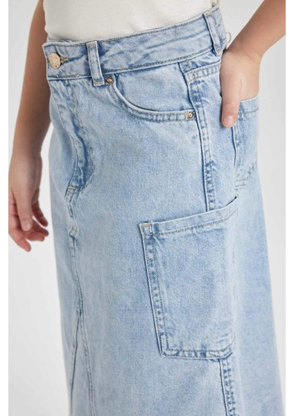 Kız Çocuk Jean Etek B9859A824SP