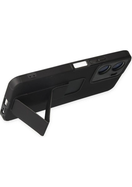 Vivo Y16 Kılıf Mega Standlı Silikon - Siyah - CPT109610-8861 indirimleri