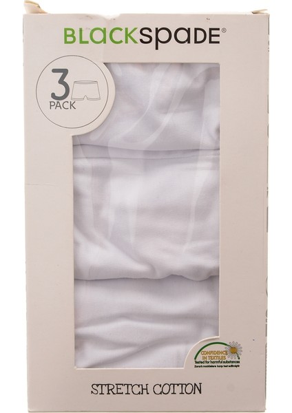 Kız Çocuk Boxer 3'lü Paket 1295 - Beyaz