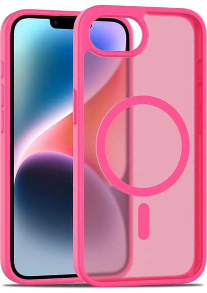 iPhone 16E Jota Magsafe Kapak - Rose - CPT106739-5951