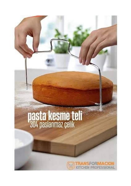 Pasta Kesme Teli - Pasta Dilimleyici