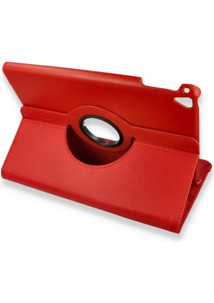 iPad 4 9.7 Kılıf 360 Tablet Deri Kılıf - Kırmızı - CPT104500-2871