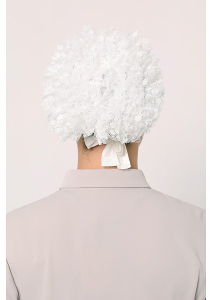 Ekru Silikonlu Dikişsiz Fırfırlı Bone fırsatları