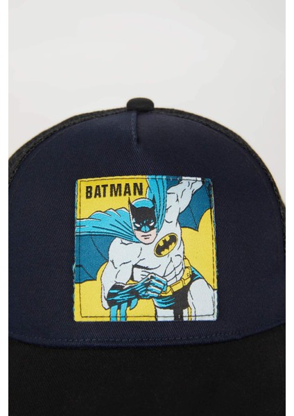 Erkek Çocuk Batman Pamuklu Beyzbol Basketbol Şapkası X0306A624SM