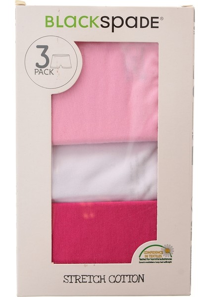 Kız Çocuk Boxer 3'lü Paket 1295