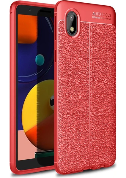 Samsung Galaxy A01 Core Kılıf Auto Focus Kapak - Kırmızı - CPT107451-1257