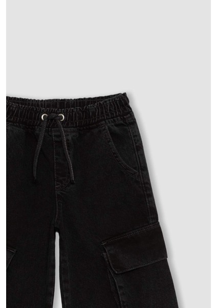 Kız Çocuk Wide Baggy Fit Geniş Paça Jean Pantolon