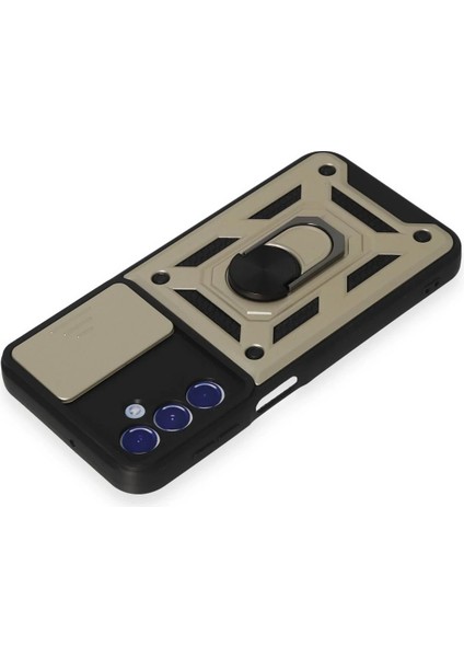 Samsung Galaxy M34 5g Kılıf Pars Lens Yüzüklü Silikon - Gold - CPT108790-2744 fırsatları