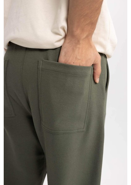 Relax Fit Pantolon Beli Bağcıklı Cepli Düz Paça B7334AX23WN