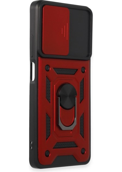 Xiaomi Redmi Note 12 Pro 5g Kılıf Pars Lens Yüzüklü Silikon - Kırmızı - CPT103016-9541 modelleri