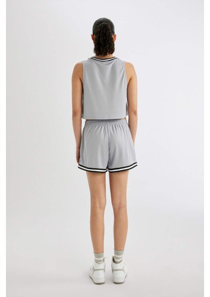 Fit Standart Fit Sporcu Kısa Paça Şort B8974AX24SM