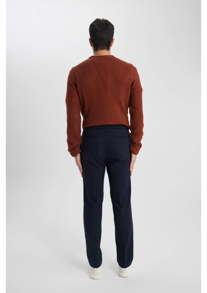 Yün Görünümlü Jogger Pantolon Cepli Düz Paça C1474AX23WN