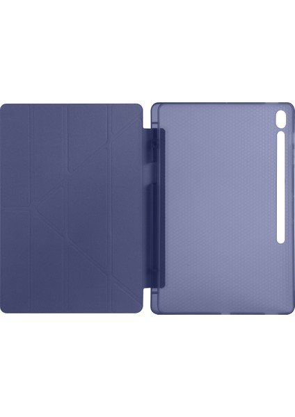 Samsung Galaxy Tab S10 Fe Plus Kılıf Tri Folding Kalem Bölmeli Standlı modelleri