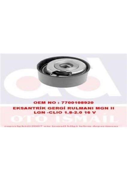 531063030 Triger Eksantrik Gergi Rulmanı Laguna I 1.8 16V F4