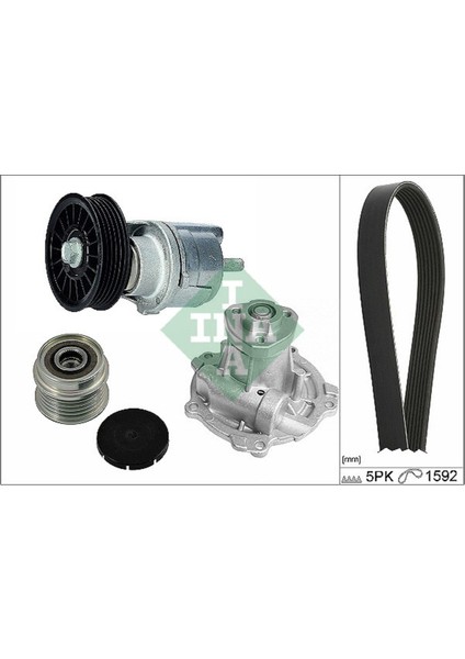 529016230 V Kayış Gergi Seti-Devirdaim 980158-535 0005 10-534 0185 10-5PK15921.9 Tdı Avn Avg