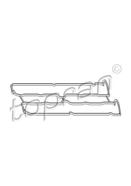 206133001 Üst Kapak Contası Astra G-Corsa C 1.4 16V-ASTRA G-Vectra B-C-Combo-Meriva-Zafira 1.6 16V 638742