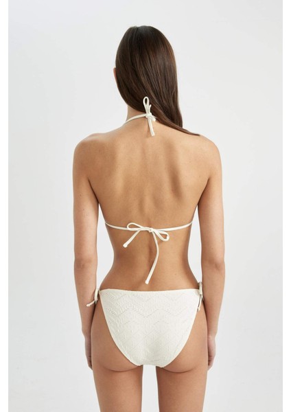 Regular Fit Nakışlı Bikini Altı-Fall in Love B6895AX24SM