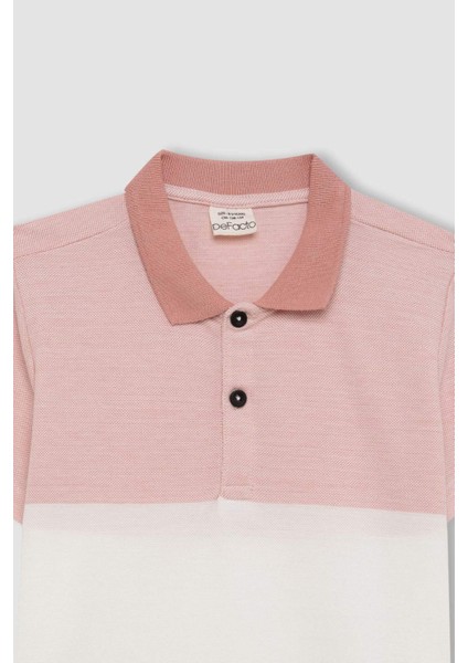 Erkek Çocuk Polo Yaka Pike Kısa Kollu Tişört